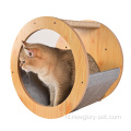 Ronde kattenbed muur gemonteerd